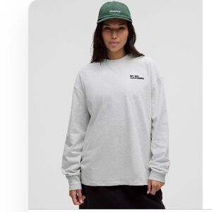 EUC Lululemon heavy weight cotton crew neck shirt size medium